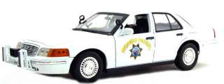 Motormax 1/18 CHP White Slicktop Police Ford Crown Vic  