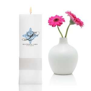  Square Personalized Panache Unity Candle   Choose from 12 
