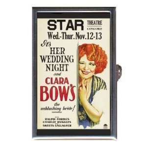 CLARA BOW WEDDING NIGHT, 1930, Coin, Mint or Pill Box Made in USA