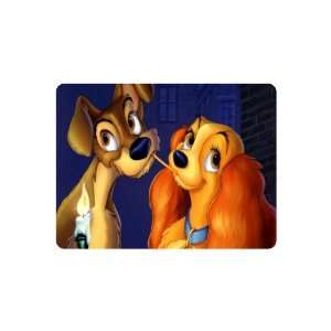   New Lady and the Tramp Mouse Pad Slurping Spaghetti 