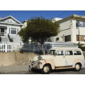  Classic Car in a Residential Area, Santa Monica Beach, Los 
