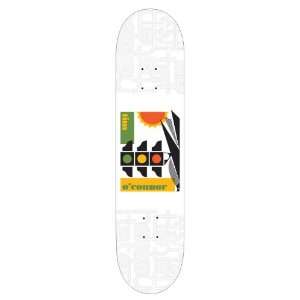   Insignia Serpent Skate Deck (White, 8.25 Inch): Sports & Outdoors
