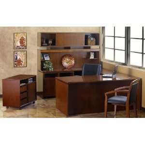Mayline Group Stella SK17 Managerial Office Suite with Storage Cabinet