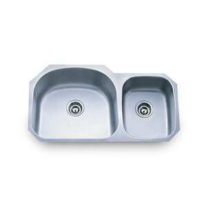 Double Bowl Undermount Stainless Steel Sinks cUPC Certified PL817L16G