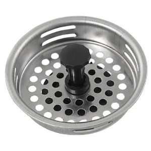  Amico Kitchen Metal Sink Drain Basket Strainer Stopper 