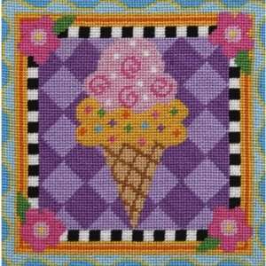  Ice Cream Cone   Needlepoint Kit: Arts, Crafts & Sewing
