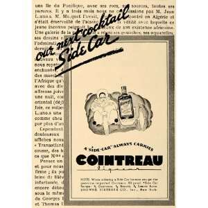 1937 Ad Cointreau Side Car Liquor Alcohol Vintners 