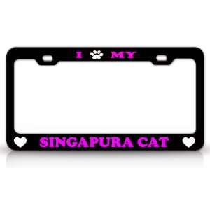  I PAW MY SINGAPURA Cat Pet Animal High Quality STEEL 