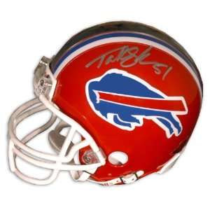  Takeo Spikes Buffalo Bills Autographed Mini Helmet: Sports 
