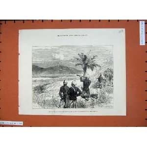  1879 Zulu War Shelling Kraals Umvolosi River Men Army: Home & Kitchen