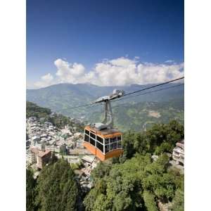 View of City from Damovar Ropeway, Gangtok, Sikkim, India Photographic 