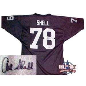  Art Shell Autographed/Hand Signed Custom Black Jersey 