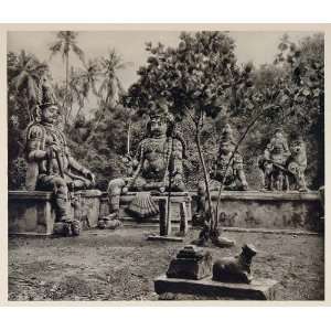  1928 Village Idols Tiruchirappalli Trichinopoly India 