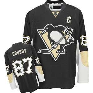 Sidney Crosby #87 Youth Jersey Pittsburgh Penguins Black Jersey Hockey 