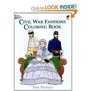   Book (Dover Fashion Coloring Book) [Paperback]: Tom Tierney: Books