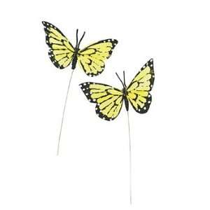  Yellow Feather Butterflies   Adult Crafts & Craft 