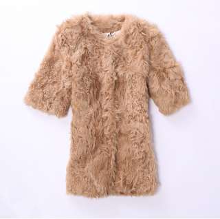 0001 Sheep Fur Lamb Fur Wool Coat Jacket Outwear Clothes Dress Garment 