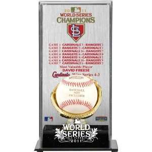 St. Louis Cardinals Gold Glove Baseball Display Case  Details 2011 