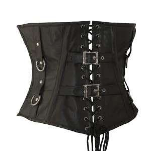 Heavy duty Leather underbust corset cincher shaper All  