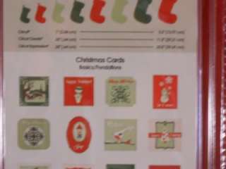 PROVOCRAFT CRICUT SOLUTION CARTRIDGE CHRISTMAS CARDS VERY RARE LE 