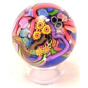  Hand Blown glass Marble, Contemporary Art, Orb 15 1 1/2 