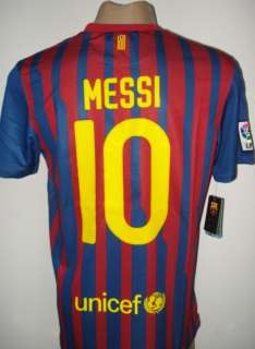 2011/2012 BARCELONA HOME SOCCER JERSEY MESSI # 10  