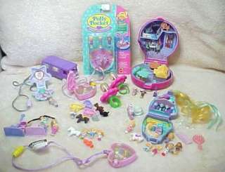   Blue Bird Polly Pocket Compacts, Dolls, Carded, Rings, etc.  