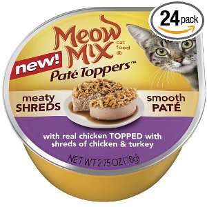 Meow Mix Pate Toppers with Real Chicken: Grocery & Gourmet Food
