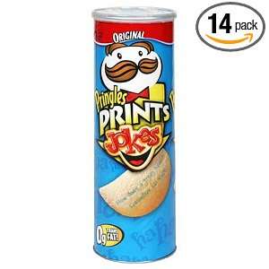 Pringles Prints Potato Crisps, Original, 5.4 Ounce Packages (Pack of 
