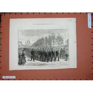  1877 Royal Naval Artillery Volunteers Westminster Abbey 