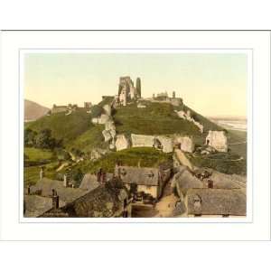  Corfe Castle Corfe England, c. 1890s, (M) Library Image 