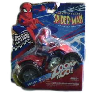  Spider man Mud Bug Zoom N Go Motorized Racing Action 