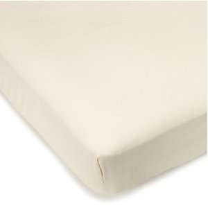   Bargoose Natural Cotton Secure Corner Fitted Crib Sheet Baby