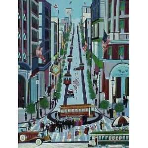  Nicky Watanabe   Powell Street Cable Car Hand Pulled 