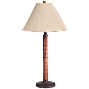  Shady Lady Outdoor Collection Asian Reed Table Lamp: Home 
