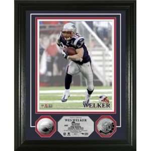  Wes Welker 2010 Silver Coin Photo Mint 