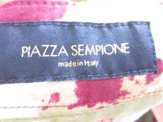 PIAZZA SEMPIONE Fuchsia Tie Dye A Line Skirt Sz 40  