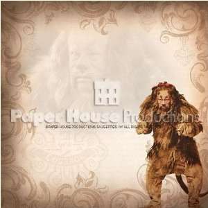   Wizard of Oz Scrapbooking Paper   New Cowardly Lion 