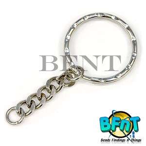 50 x Snake Chain Key Ring Key Chains Bag Charms N/P  