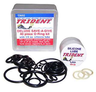   Trident Deluxe Save A Dive O Ring Kit Scuba Dive Diving features