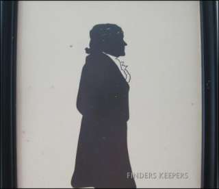   Silhouette THOMAS JEFFERSON Image Framed Screen Print Profile Picture
