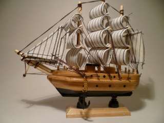 Sailing Boat Wooden Ship Models 17cm  