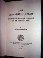 Isaiah Study, Bible Scholarship, Margalioth, Judaica  