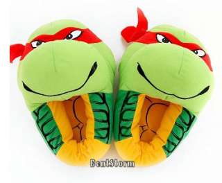 Cute Teenage Mutant Ninja Turtles Adult TMNT slippers make a great 