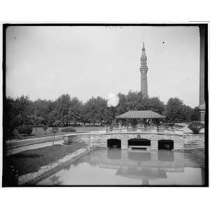  Gladwin (i.e. Water Works) Park,bridge over pavilion 