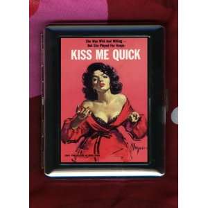  Kiss Me Quick Vintage Pulp Novel Cover Art Retro ID 
