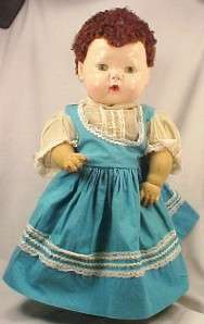 Scarce 1950s Tiny Tears Hard Plastic Doll w Rubber Body Vintage Retro 