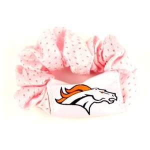  Denver Broncos Pink Hair Scrunchie   Hair Twist   Ponytail 