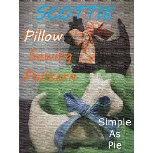  Scottie Pillow Sewing Pattern 