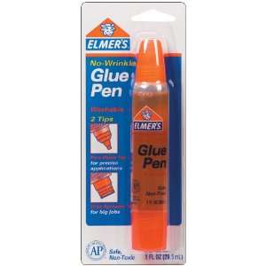  Elmers Products Inc Glue Pen, Fine/Wide Tips, Washable 